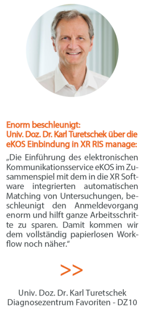 Univ. Doz. Dr. Karl Turetschek über den XR Arbeitsbereich "anmelden"